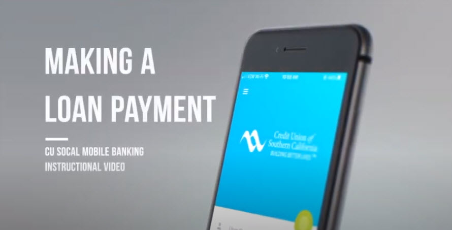 Watch this video to learn how to make a loan payment in Mobile Banking.