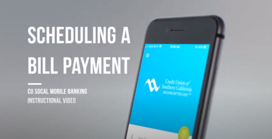 Watch this video to learn how to pay a bill in Mobile Banking.